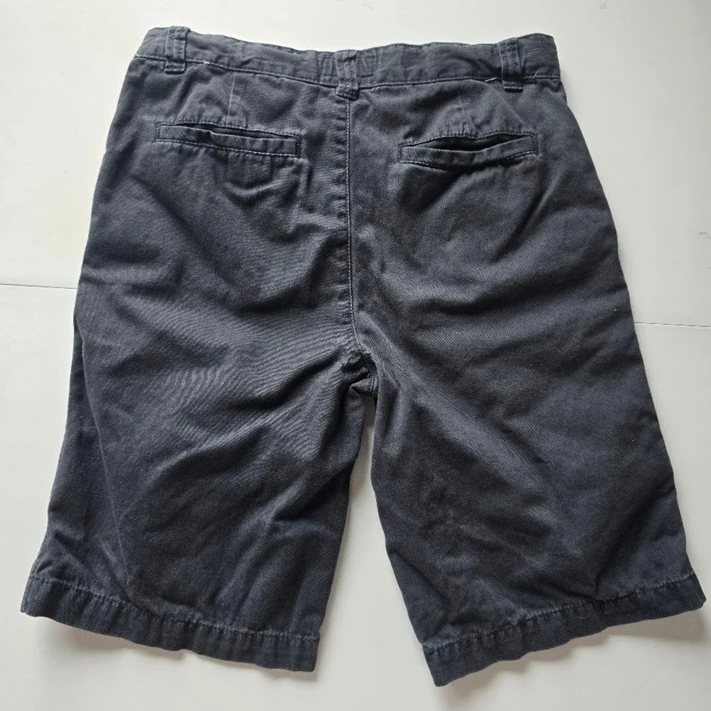 The Children's Place Navy Blue Chino Shorts Adjustable Waist Boys Kids 14 School